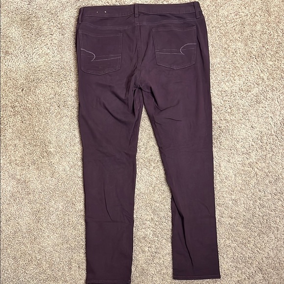 American Eagle Outfitters Deep Purple Pants - Picture 5 of 6